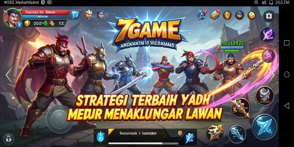 Tangkapan layar gameplay 7GAME yang menunjukkan aksi strategis yang mendebarkan.