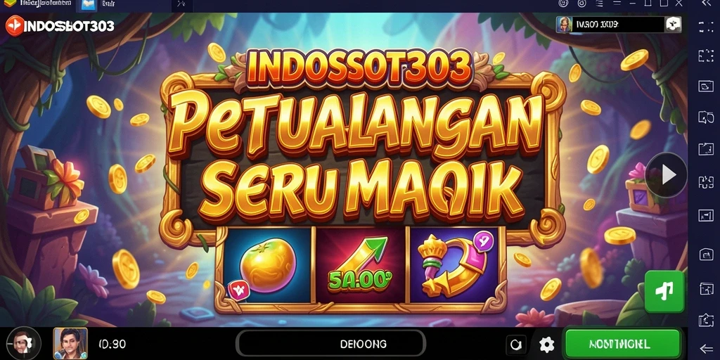 Tangkapan layar dari <strong>INDOSLOT303</strong> menampilkan aksi seru permainan petualangan.
