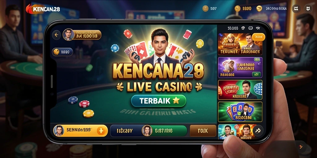Gameplay Live Casino KENCANA28 yang menarik dengan dealer profesional.