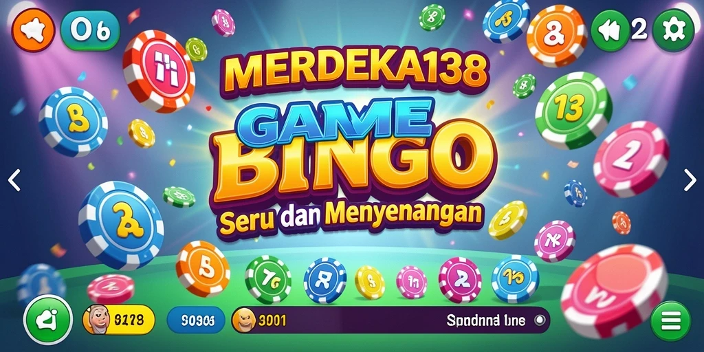 Screenshot gameplay MERDEKA138 menampilkan keseruan permainan Bingo.