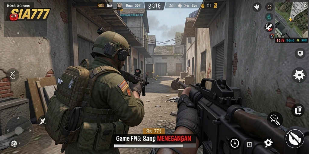 Tampilan antarmuka gameplay SIA777 yang intens dan memukau.