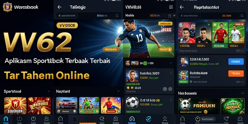 Tampilan gameplay menarik dari aplikasi Sportsbook VV62.