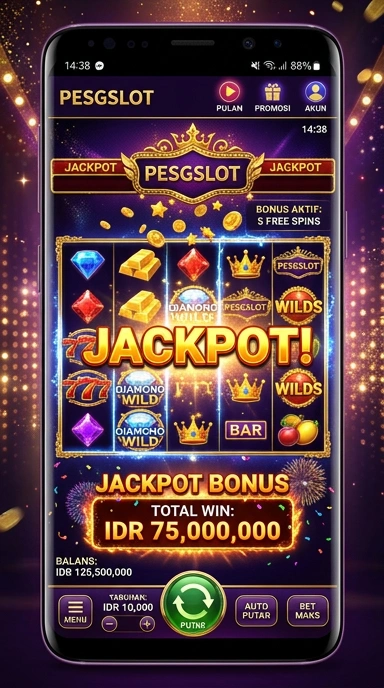 Tampilan antarmuka pesgslot yang menarik dan mudah digunakan.